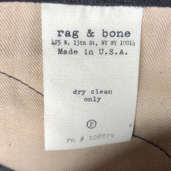 Rag & Bone Lamb Leather Jeans 26 Black Suede Zipper Pockets & Ankles Skinny - Picture 13 of 13